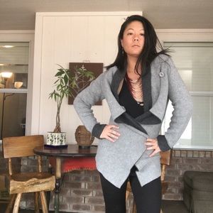 Chiaramente Wool Blend Cardigan Sweater/Jacket